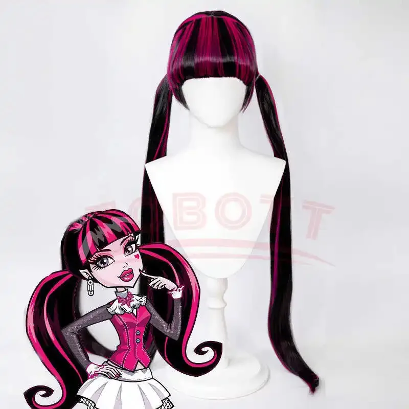 Anime Draculauraa Ulaa Cosplay Anime Cosplay 【S-2XL】 lindo disfraz de Cosplay de Dráculaura monstruo fantasía alta Cosplay de Dráculaura