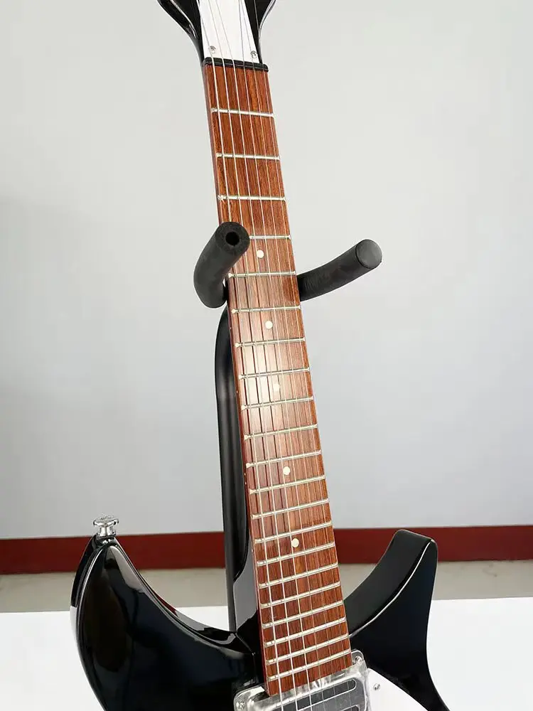 Ricken 325 electric guitar With Fingerboard has varnish.Black Color High Quality Guitar