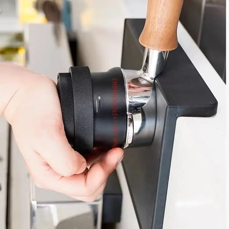 NEW  Cloth  Press Powder 2-in-1 Coffee Powder Needle Device with Adjustable Rotating Dispersing and Uniform Powder Compactor