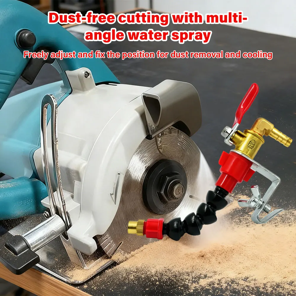 

System Nozzle Coolant Misting Dust-proof Water Sprayer Dust Remover For Marble Brick Tile Cutting Machine Angle Grinder Cutter