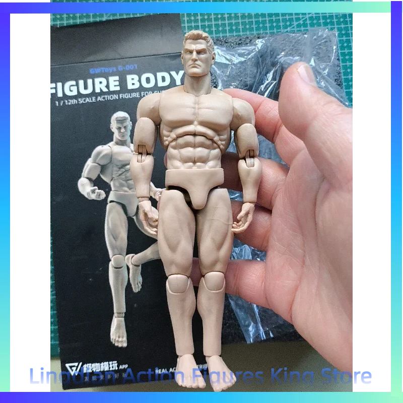 

В наличии: Коллекционная фигурка-манекен GWToys 1/12 (6 дюймов) с мускулистым телом и росписью, модель G001, подарок для коллекционеров