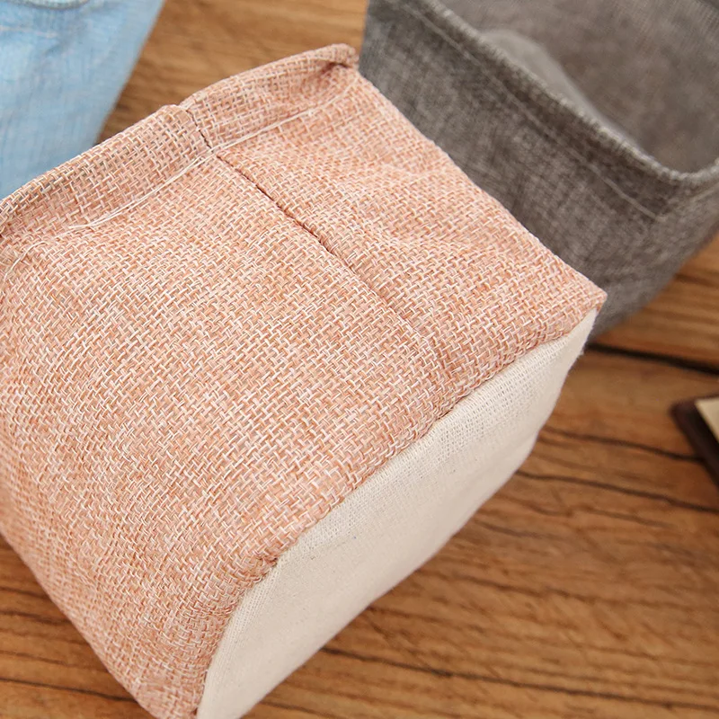 Mini Cosmetic Basket Non-breakable Mini Storage Basket Solid Color Space-saving Reliable Desk Stationery Storage Basket