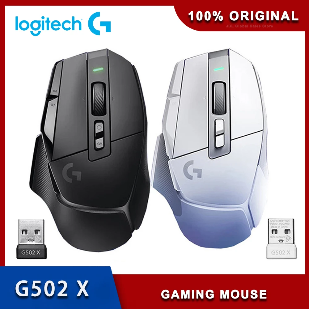 Logitech G502 X Wireless Gaming Mouse G502X LIGHTSPEED 25K Hero Optical Sensor Programming Gaming Mice New