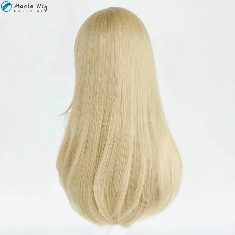 3,v;5'h\8/ Cosplay 40Hara Kinako Cat Pet Kitty OSAKANA Wig 65cm Yellow Heat Resistant Synthetic Hair Cute Ea7;j'9.g\2/