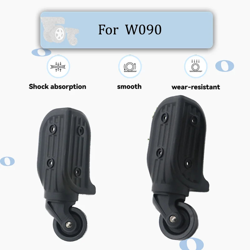 

For W090 Silent Travel Replacement Wheelset - 360° Swivel Casters Ensure a Smooth and Silent Travel Experience For Your Luggage