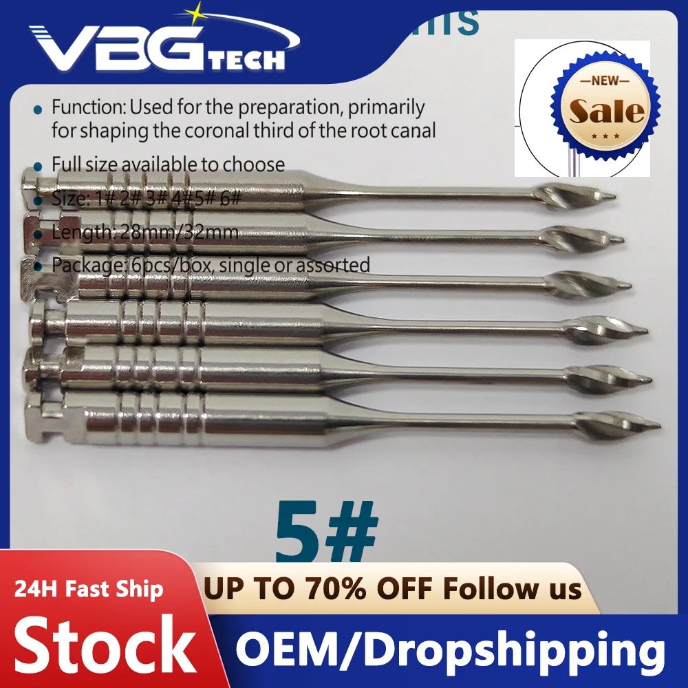 6Pcs/Pack Dental En… - image