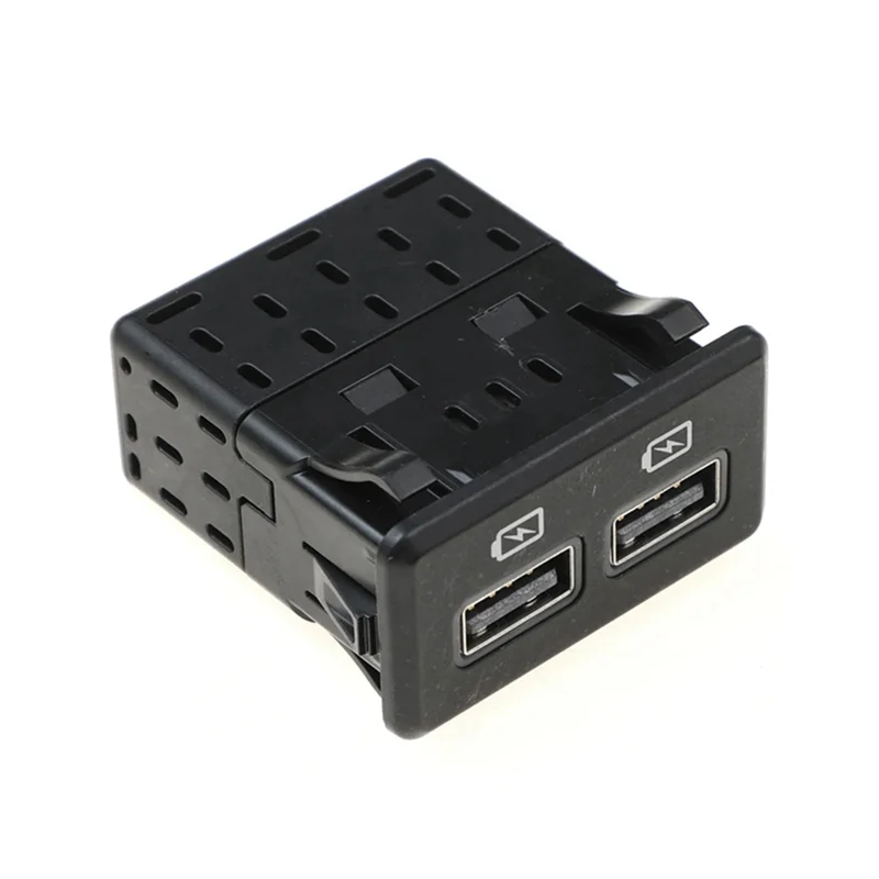 닛산 2017-2018 전원 커넥터 T99Q7-6LB0A-VVNB 용 1 피스 뒷좌석 USB 충전 포트 오디오 인터페이스 교체 부품