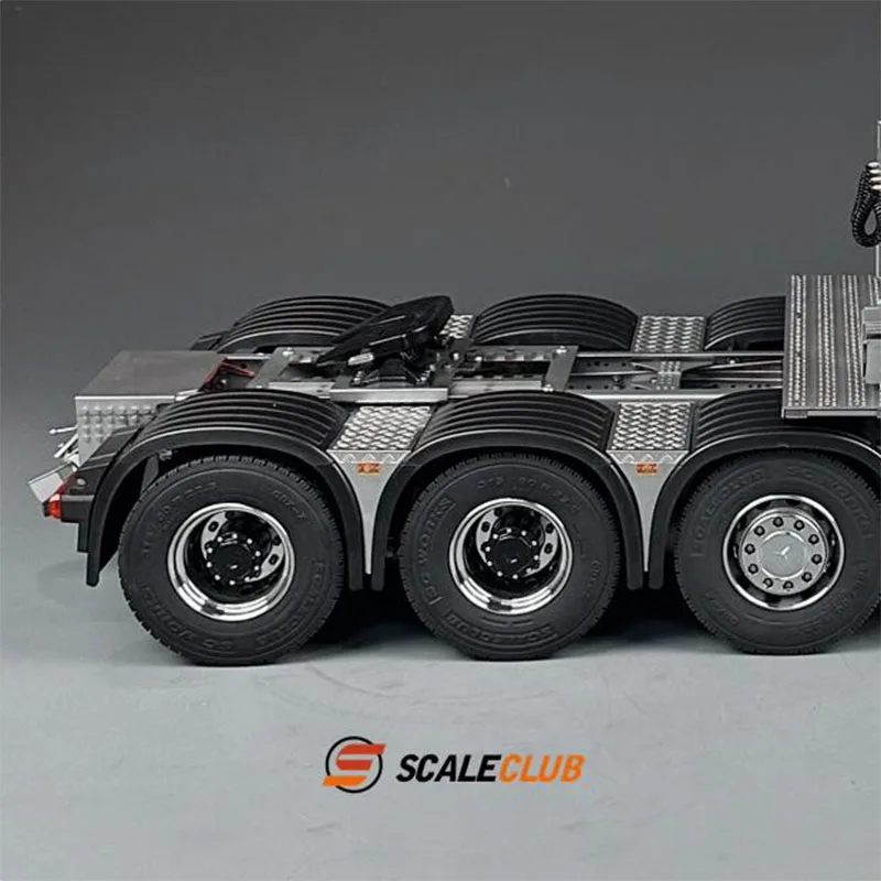 SCALECLUB 1/14 parafango piastra paramotore lampada laterale spia luci a LED lampada laterale per Benz Scania MAN Tamiya LESU