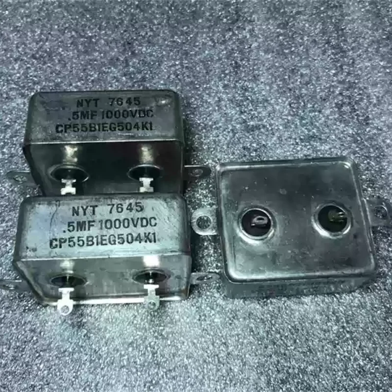 Antique American NYT 1000V 0.5UF generation 0.47uf copper shell ceramic head with coupling oil immersed capacitor