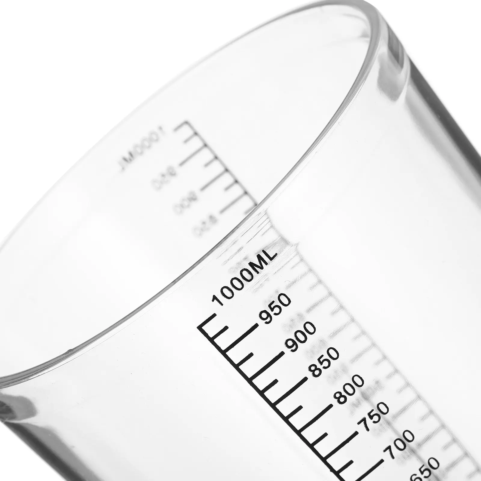 Plastic Blender Cup Replacement 1000Ml Graduated Mixing Cup Clear Scale for Juice Bar Use Graduated Mixing Cups