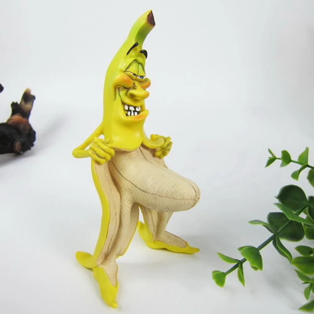 Creative Resin Banana Man Model Ornaments, Miniature Home Decoration Accessories, Bar Home Decor Crafts, Boyfriend Gift