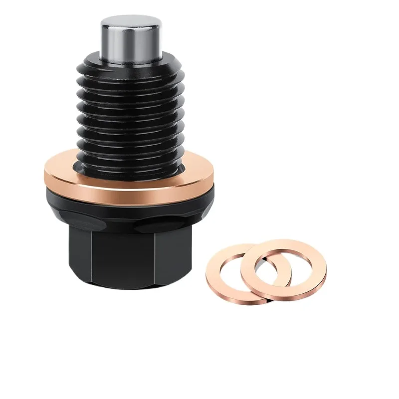 

M12 M14 M16 M18 M20 M24 Magnetic Oil Drain Plug Oil Pan Gaskets Oil Filter, Suction Iron Bolt Multiple Colors To Choose From