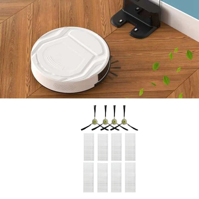 12PCS HEPA Filter Side Brush   For Lefant M210 M210S M210B M213 Vacuum Cleaner Accessorie Vacuum Cleaner Replacement Parts