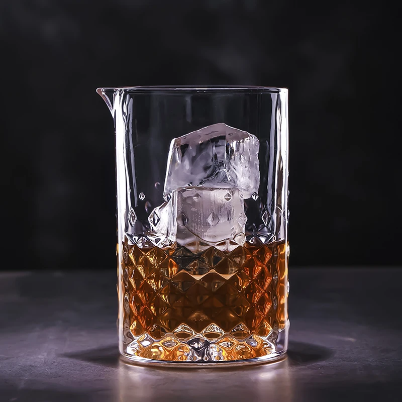 

700ml Cocktail Mixing Glass Bartender Crystal Glass Whiskey Cup Drinkware Glass Bottle Martini Barware Beer Drinking