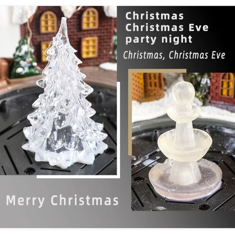 

Светящееся музыкальное водное украшение для рождественских праздников и семейных встреч J0MC