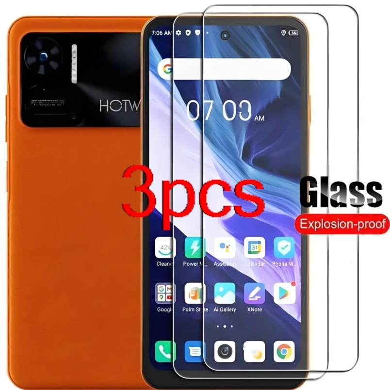 3PCS VOOR Hotwav Note 12 6.8 "HD Gehard Glas Beschermende Op HotwavNote12 Note12 Screen Protector Film Cover Clear guard