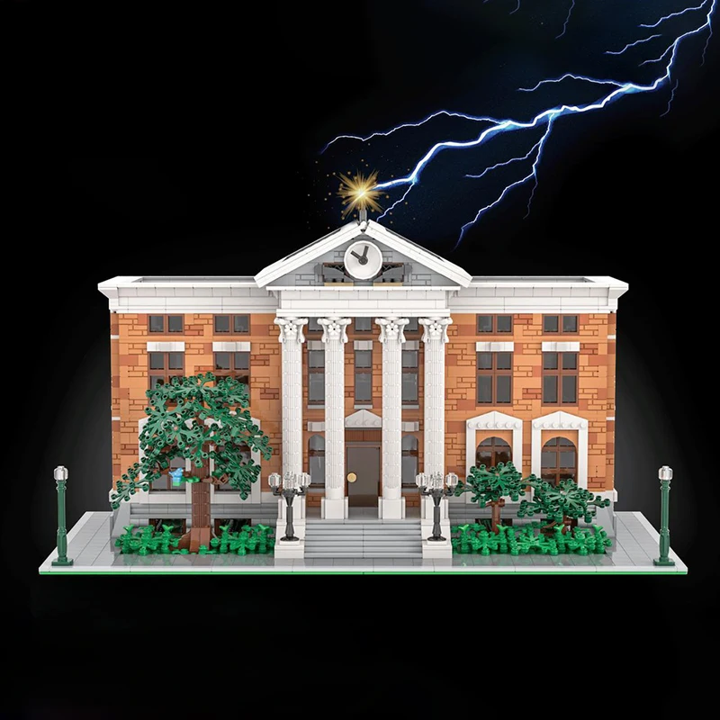 MOC-100578: Kloktorenmodel, 3104-delig, compatibel met modulaire bouwstijl