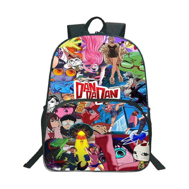 حقيبة ظهر Dandadan لعام 2025 ذات سعة كبيرة ثلاثية الأبعاد مطبوعة على ظهره DAN DA DAN حقيبة مدرسية غير رسمية للمراهقين حقائب ظهر بسحاب على الموضة Mochil