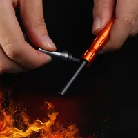 Outdoor Survival Waterproof Lighter, Portable, Adventure, Camping, Cigarette Accessories, Men's Small Gift