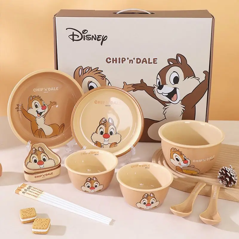 Nova disney chichiti tigela de renda cerâmica bonito beleza casa suprimentos café da manhã salada tigela cerâmica macarrão pauzinho presentes natal