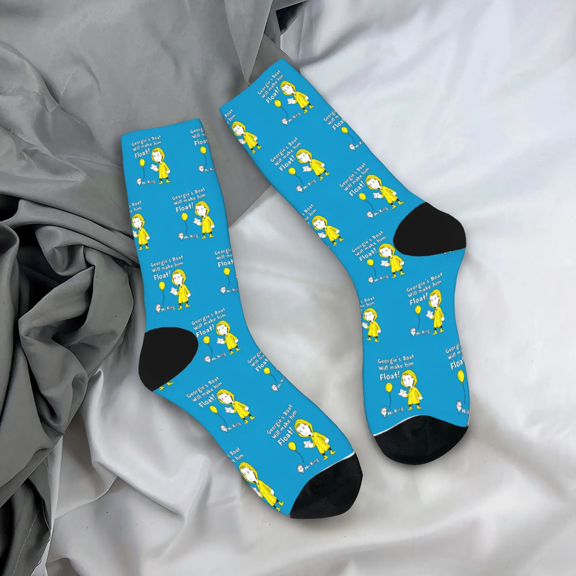 

Dr Seuss Georgies boat Socks Funny Stockings Couple Breathable Running Socks Spring Graphic Anti Bacterial Socks