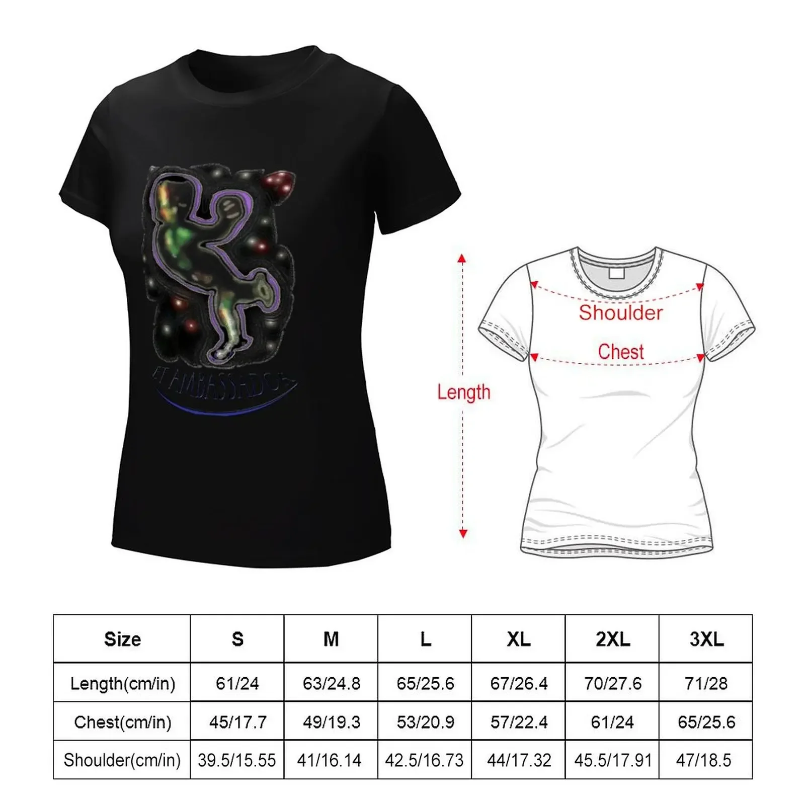 www.ETContactNetwork.com ~ E.T. Ambassador T-shirt tops Short sleeve tee workout t shirts for Women