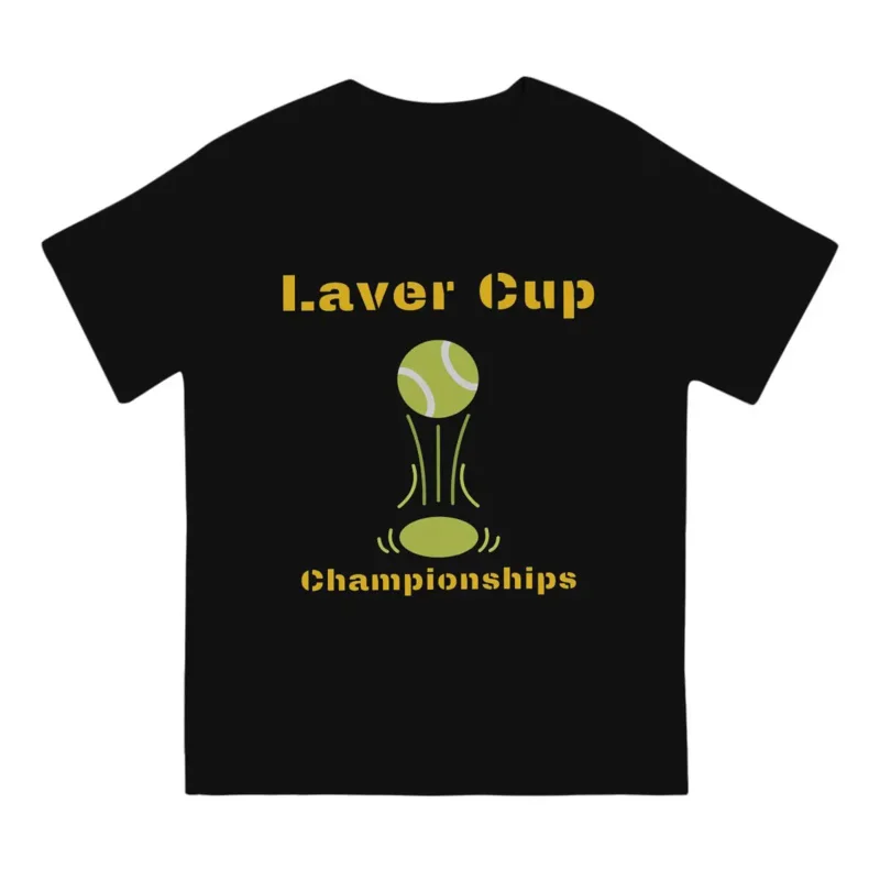 Men's T-shirts ball novelty tee shirt short sleeve tennis Laver Cup Championships T shirts o neck tops summer