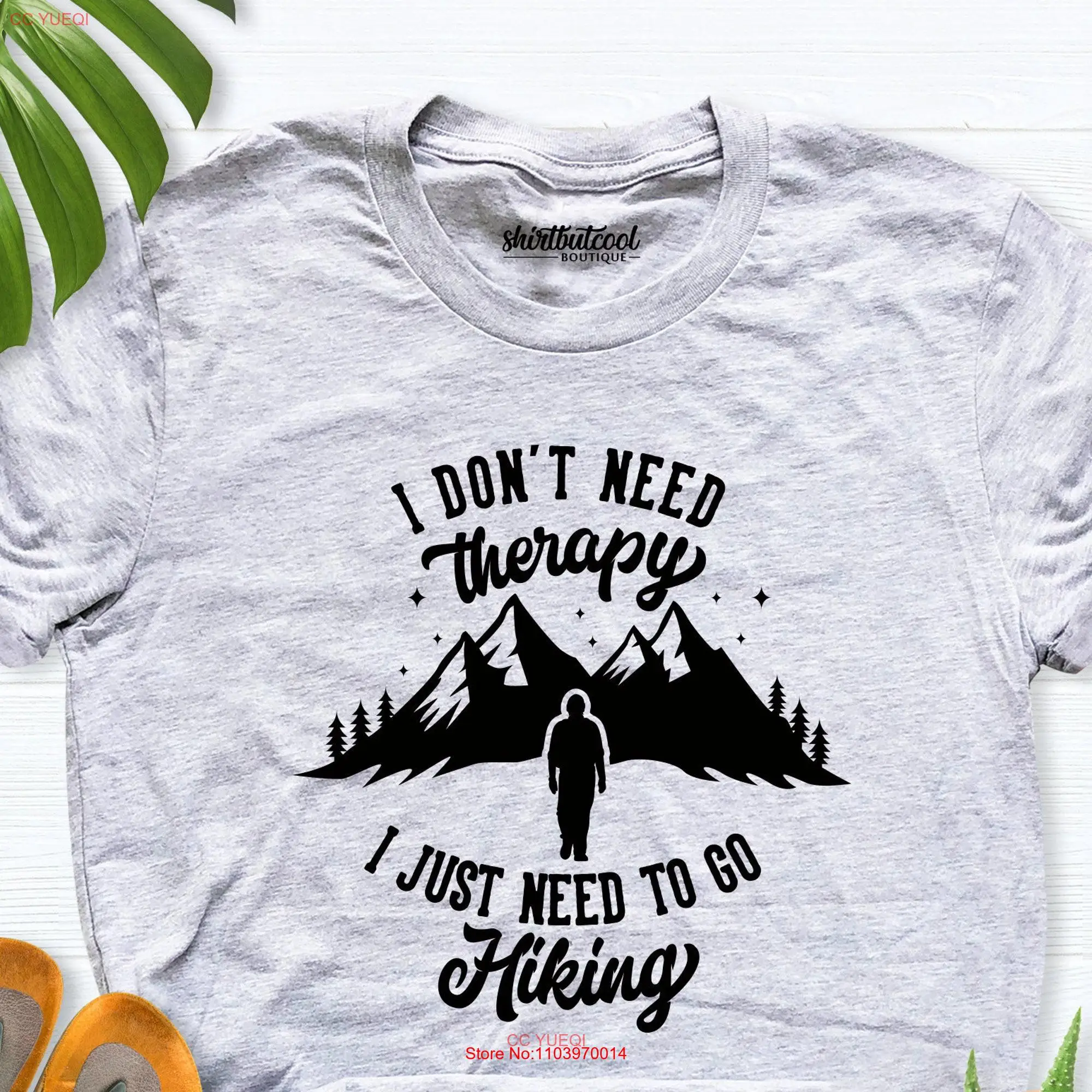 Мне не нужна терапия, просто походная футболка для походов, походов, гор, горы, длинные или Короткие рукава