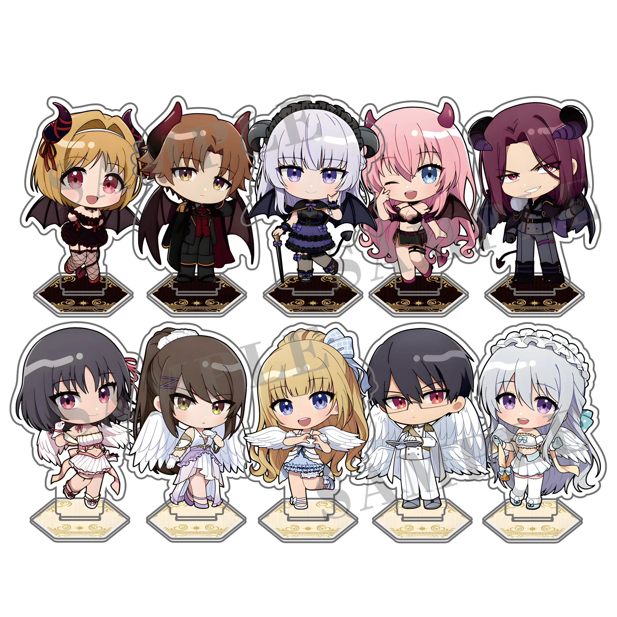 Nuevo producto: Adornos de acrílico de Anime Classroom of the Elite, figuras de Horikita Suzune y Kiyotaka Ayanokoji, llaveros de regalo de 10 cm