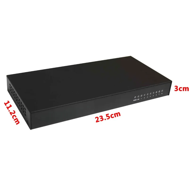 HD VBR CBR H.264 8-Channel Video Audio  Broadcast Encoder Hardware for Live Streaming Media