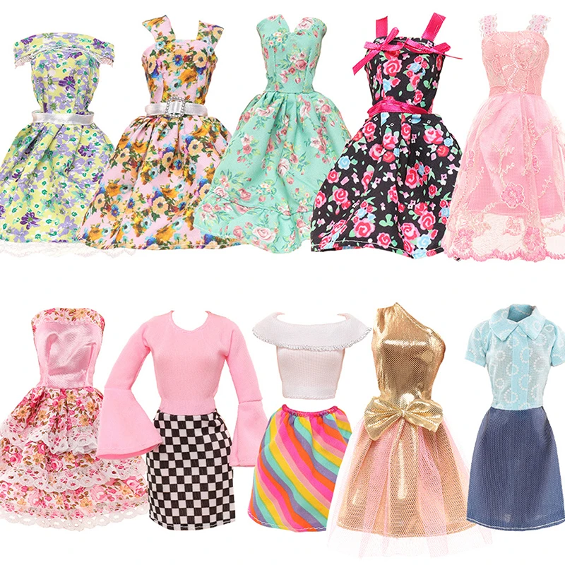 Roupas de Moda Casual para Boneca, Último Vestido, Roupas Artesanais, Acessórios, Presente DIY, 30cm