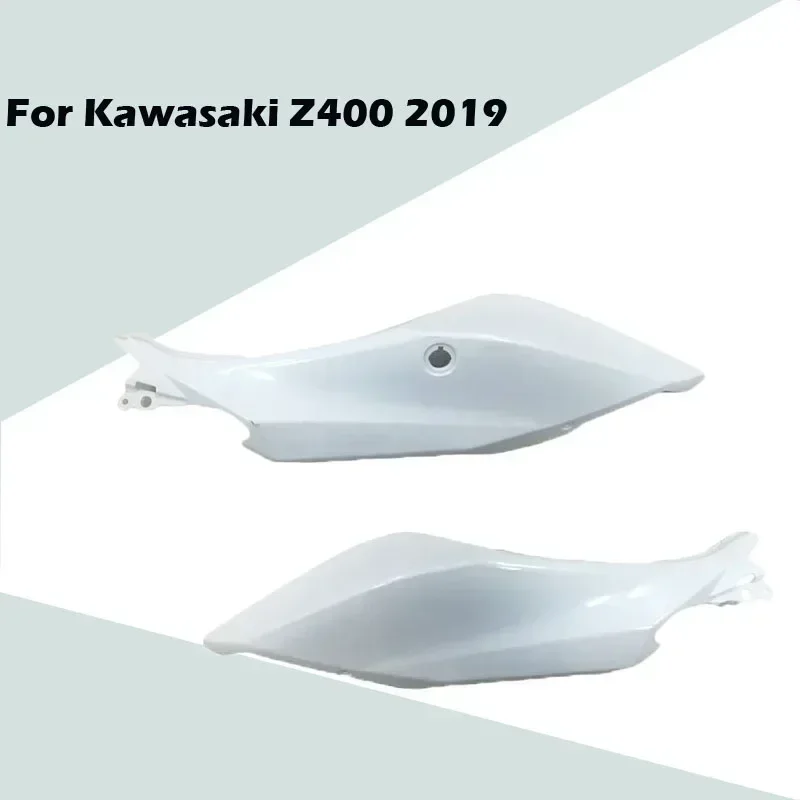 For Kawasaki Z400 2019 Motorcycle Unpainted Rear Tail Side Cover ABS Injection Fairing Z400 2019 Accessories