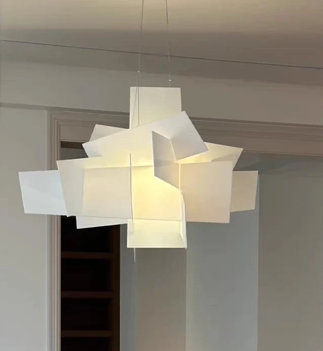 

Реплика Foscarini Lamp Big Bang, штабелируемые подвесные светильники, постмодернистский художественный декор, красный, белый цвет, D65 см/95 см, светодиодные подвесные подвесные светильники