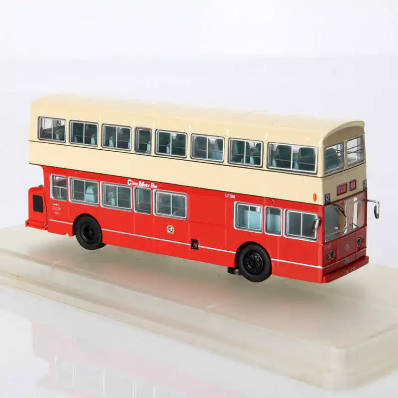 

1/76 Bus Model Hong Kong Dynaudio Double Decker Diecast Bus Model, Dual Color, Doors Not Openable