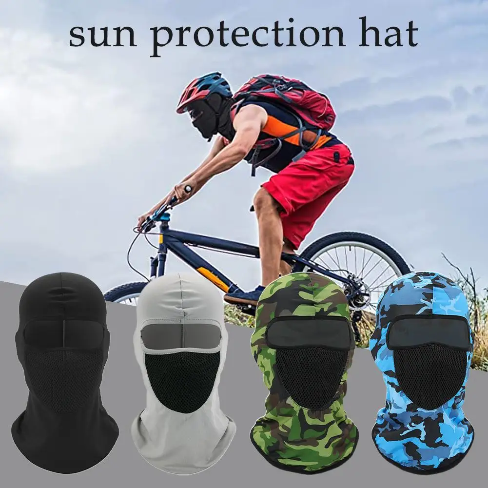 Full Face mask Scarf Balaclava Skiing Cycling motorcycle Face Cover Sunscreen breathable Neck Head Warmer Tactical Helmet Liner