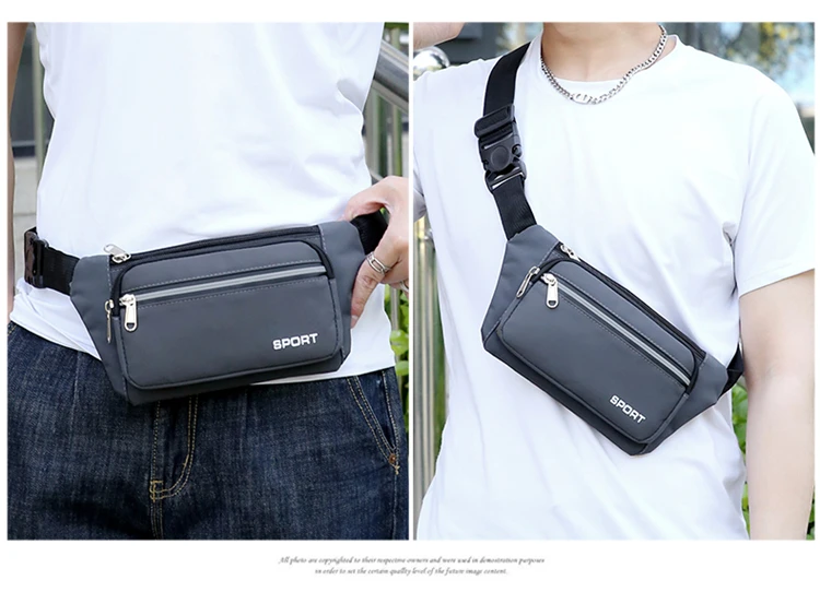 

Mobile phone storage waist bag men and women multi-function large capacity waterproof wear-resistant cashier purse