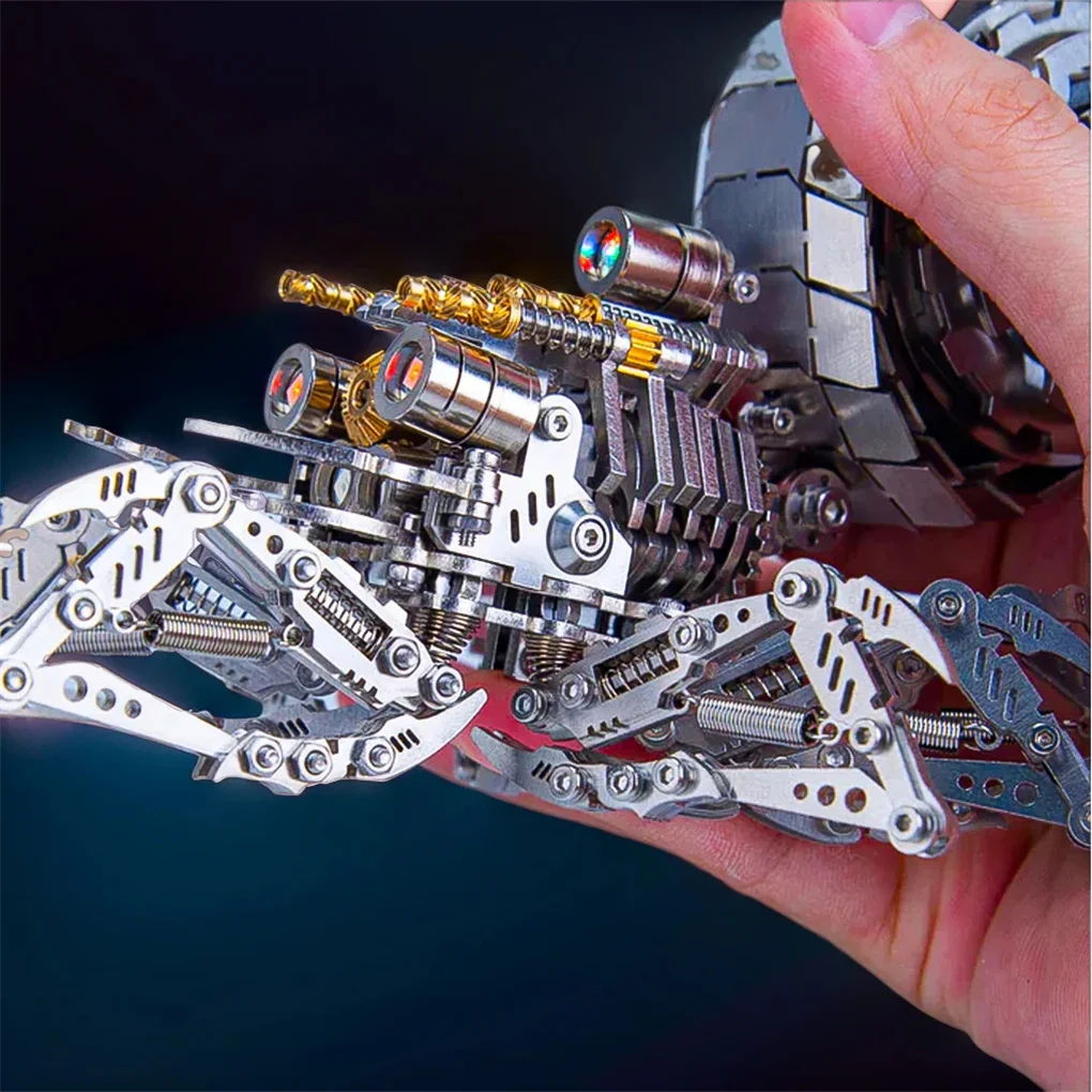 DIY Metalowy model puzzli Kreatywny metalowy zestaw pająka dla rzemiosła Ładny fajny i wyrazisty metalowy model