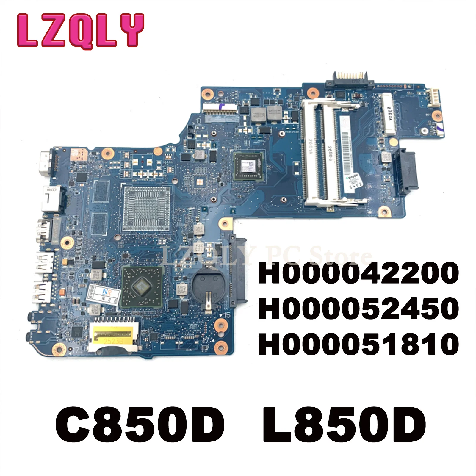 LZQLY For Toshiba Satellite C850D L850D DDR3 H000042200 H000052450 H000051810 Laptop Motherboard Main Board