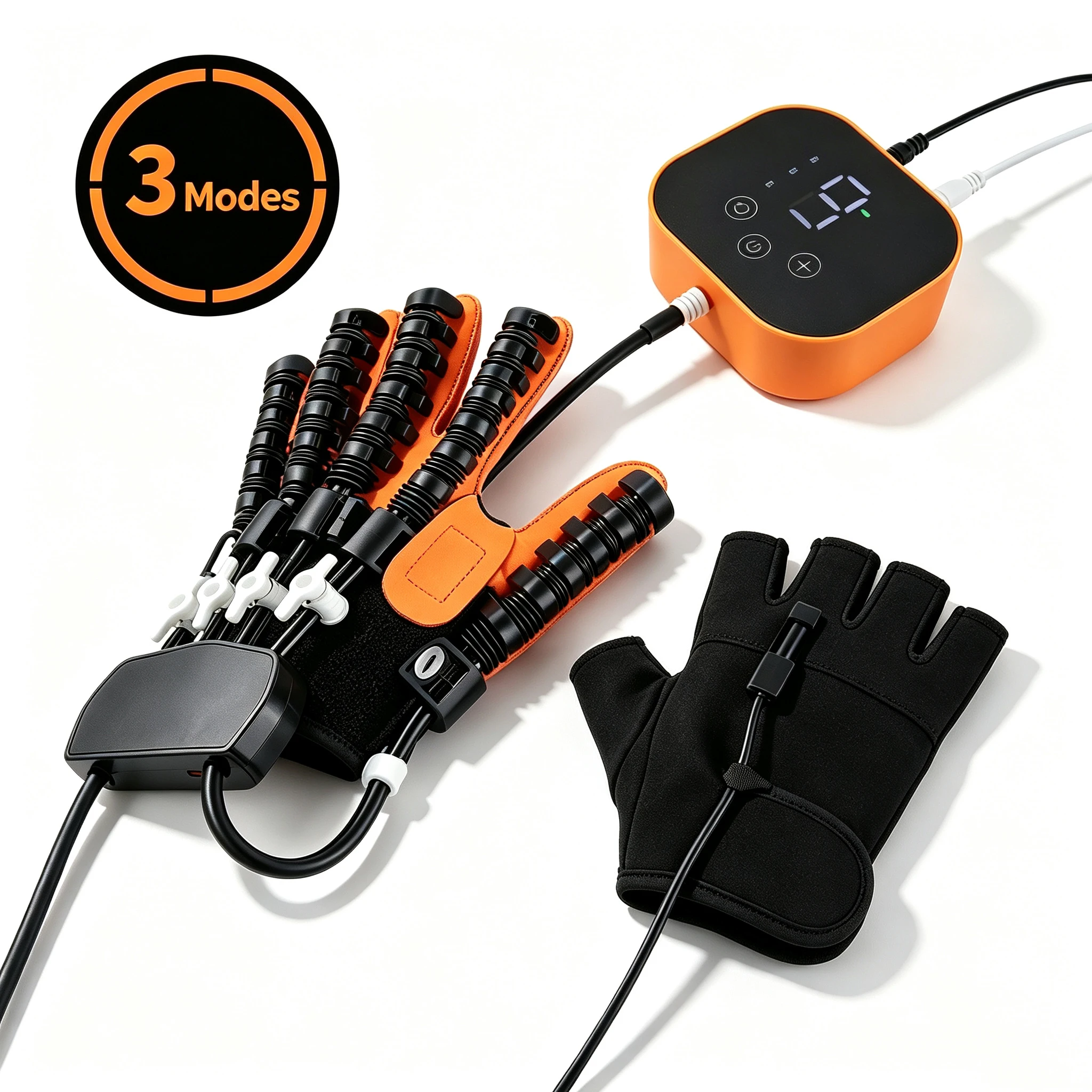 2026 New Hand Exercise Robot Gloves Finger Training Aid with Mirror Portable Mobility Support for Hand & Finger Massager