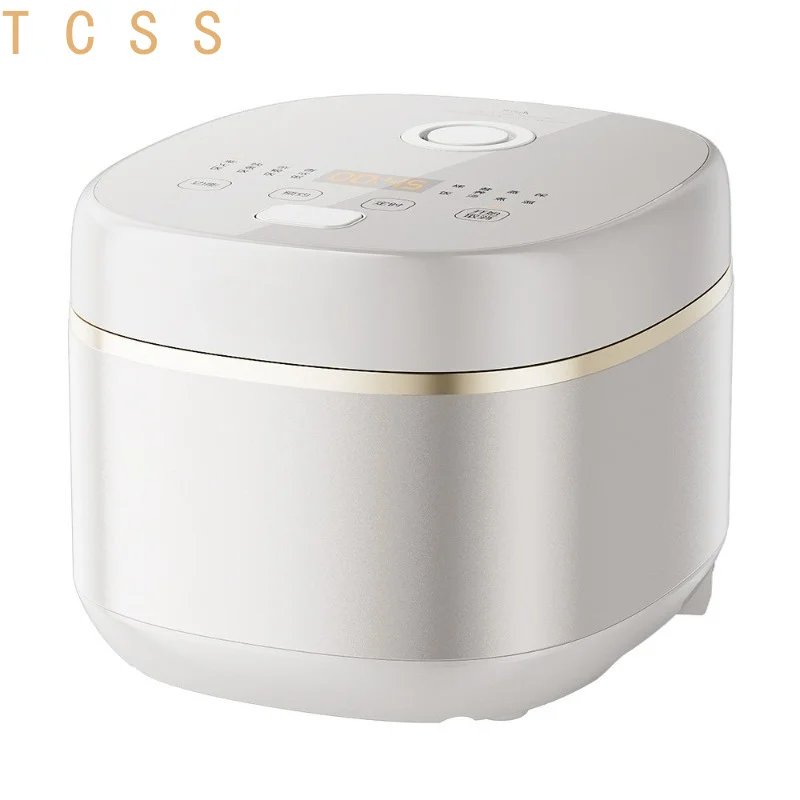 3L 316L Stainless Steel 0-Coating Electric Rice Cooker Healthy Home Mini Compact Non-Stick Porridge Soup Steamer Keep Warm