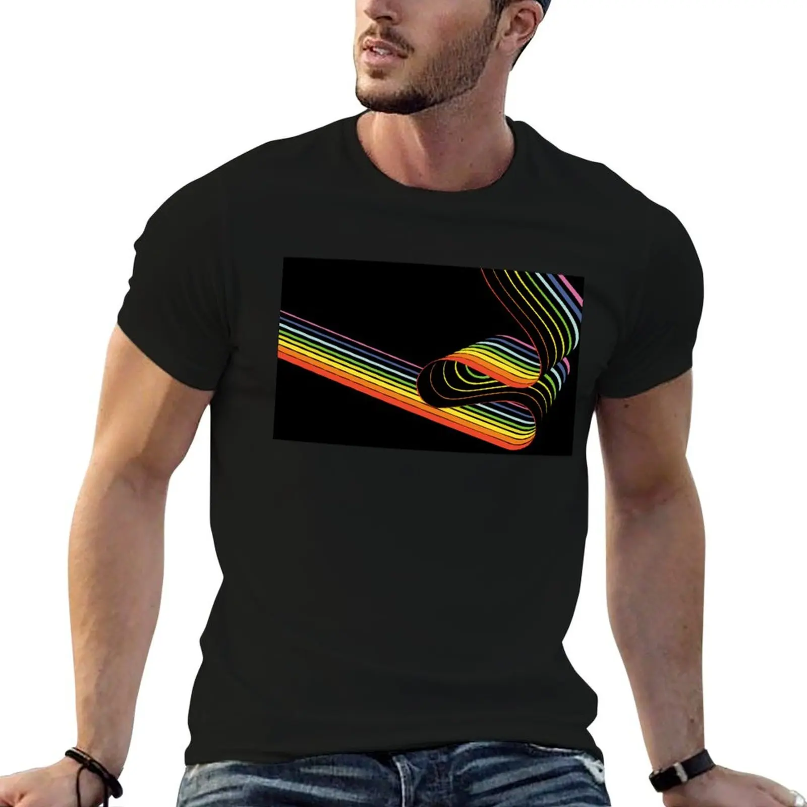 

Aphex Twin Orphans Rainbow T-Shirt funny t shirts dark humor cotton t shirts man 100% t shirt man cotton T-Shirt