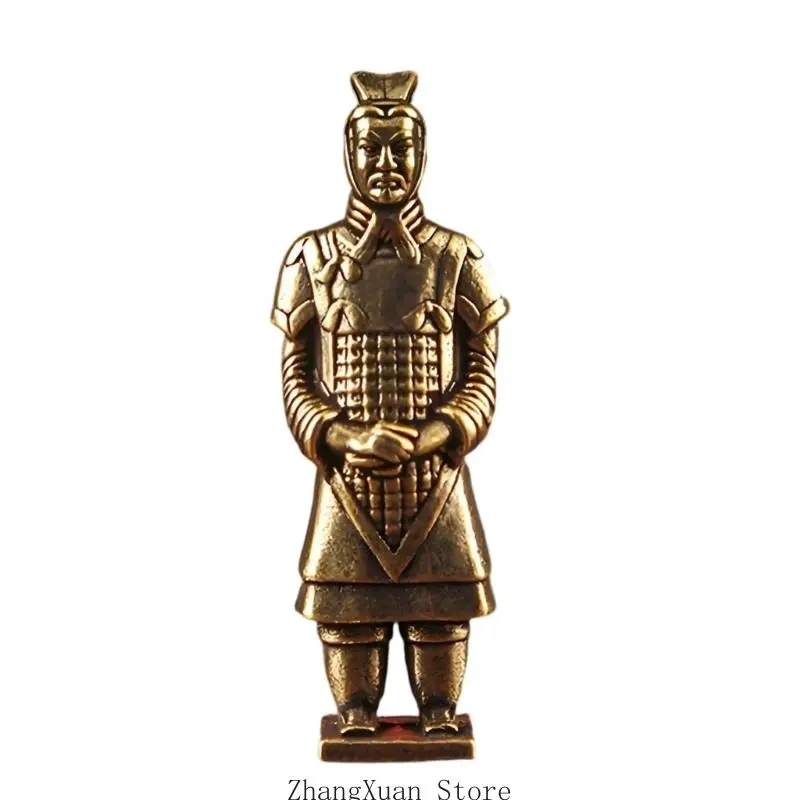 Kulturelle Terrakotta-Soldat-Figur für Büro-Schreibtisch-Regal und Heim-Styling 3XUF – Detail 10