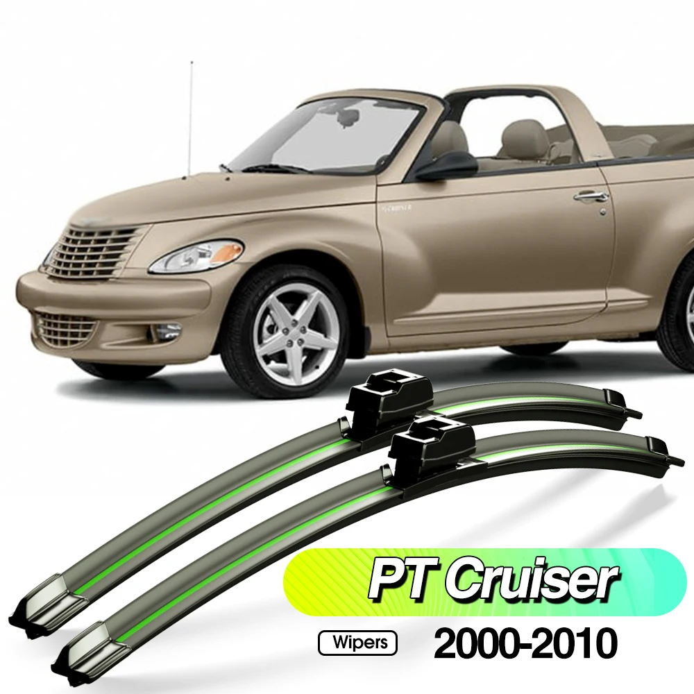 

For Chrysler PT Cruiser 2000-2010 2pcs Front Windshield Wiper Blades Windscreen Window Accessories 2002 2003 2004 2005 2008 2009