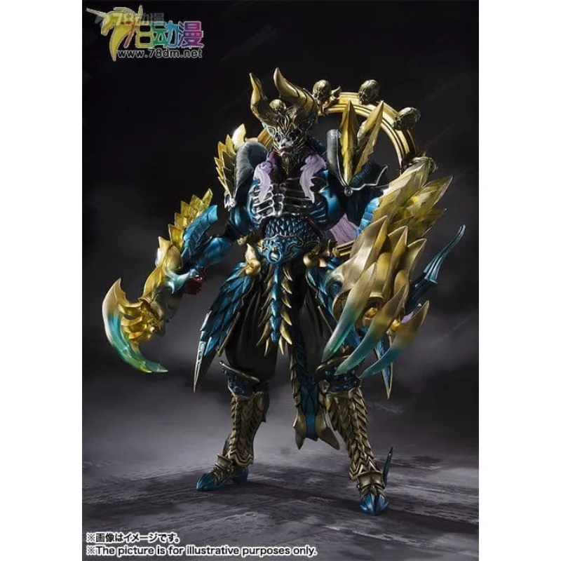 BANDAI Echte S. H. Figuarts-serie Soul MIX-serie Evil God Awakens Thunder Wolf Dragon uitverkocht Model Collectibles