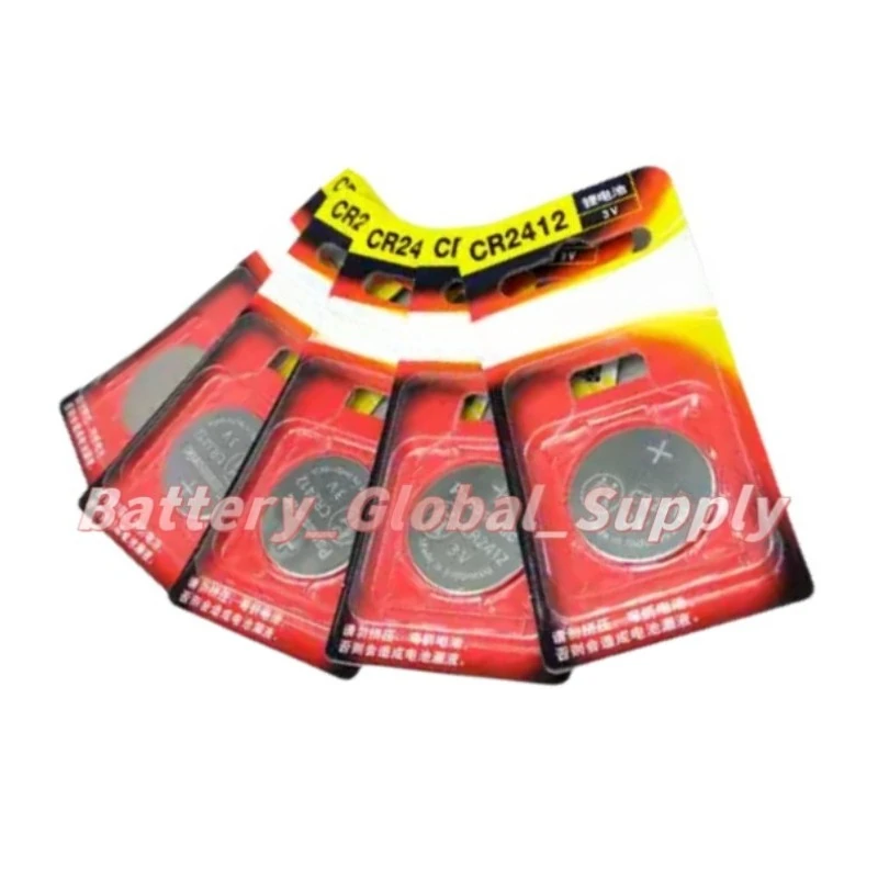 

CR2412 3V Button Battery for Car Key Remote Control 5pcs New