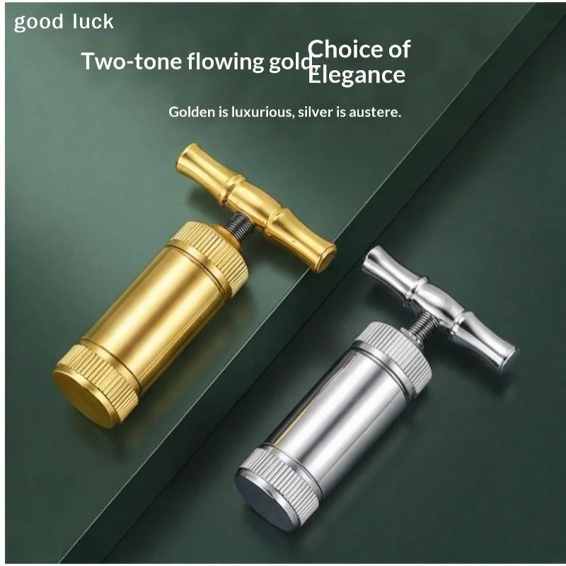 AnswerMetal Tobacco Herb Press Aluminum Alloy Compressor Pressure Spice Grinder Hand Crusher Accessories