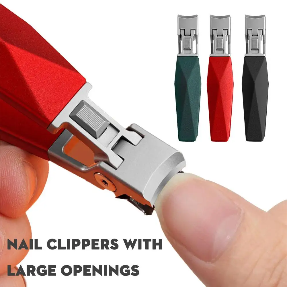 Wide Jaw Opening Anti-Splash Nail Thick Nails Cleaner Ingrown Fingernail Stainless Nail Cutter Toe Toenail A8O5 image 2