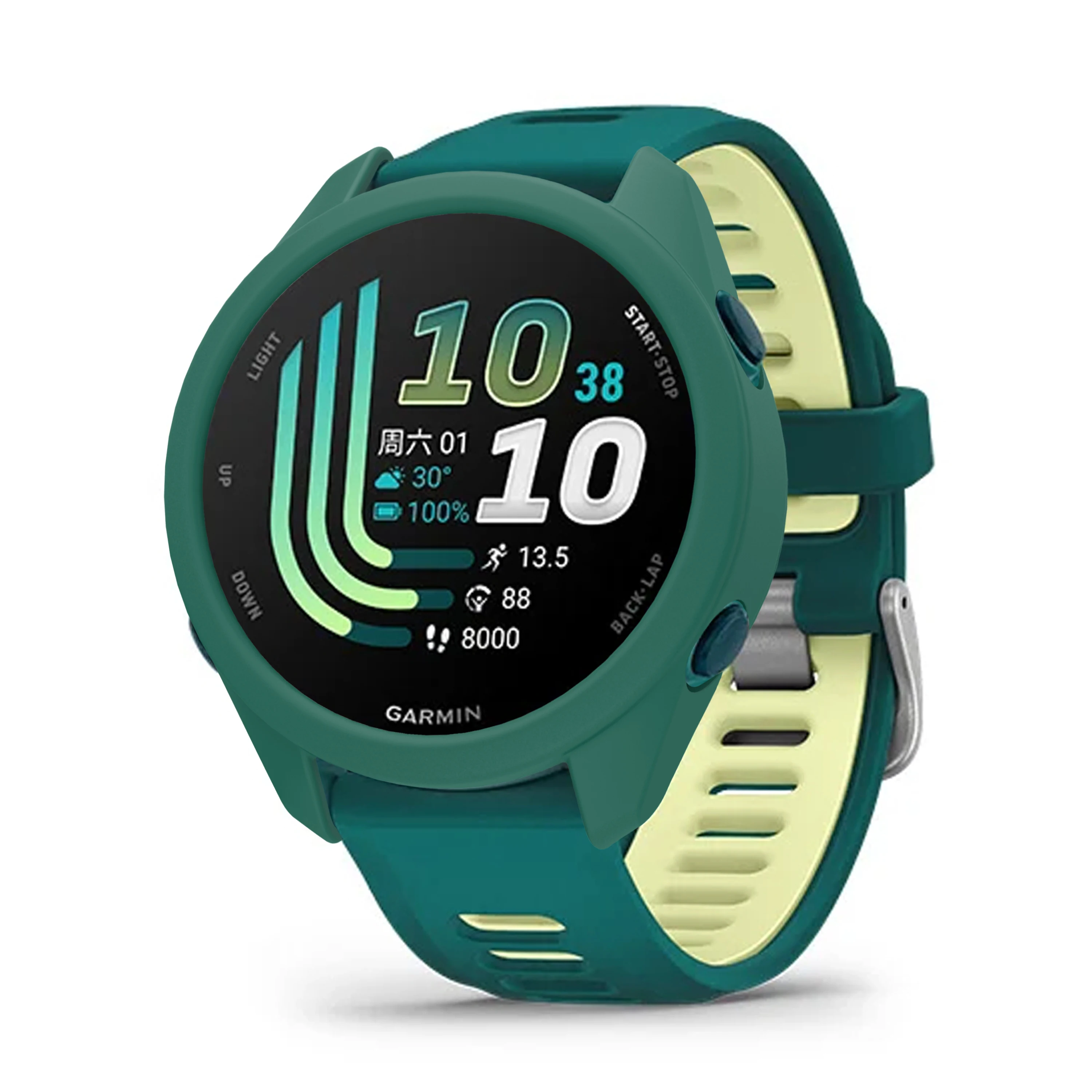 Silikon-Schutzhülle für Garmin Forerunner 70 170, Ersatzzubehör, Rahmenhüllen, Displayschutzhülle – Detail 15