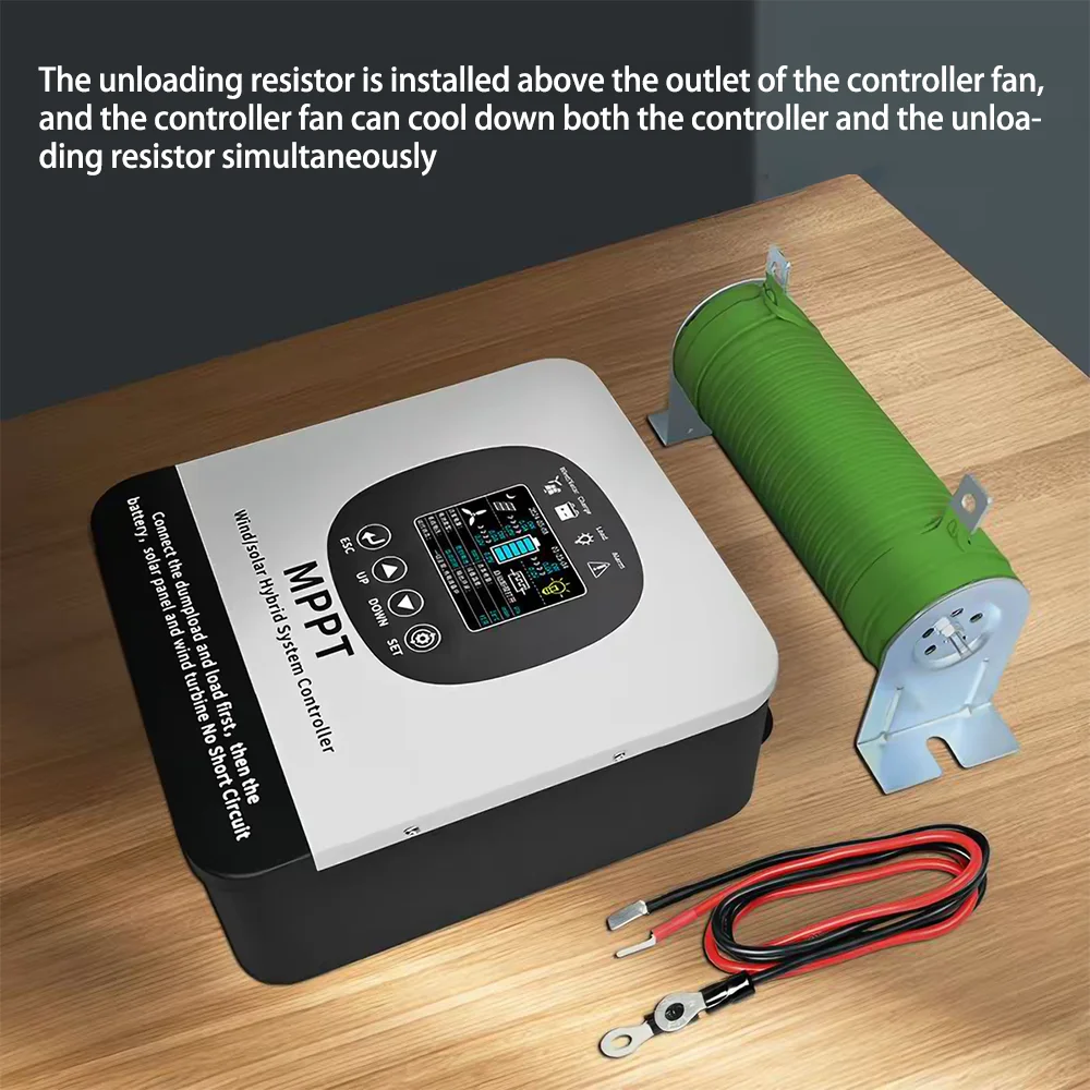 MYAMi MPPT Wind Solar Complementary Controller 20A 35A Auto 12/24/36/48V Wind Solar PV Intelligent Boost Power Generation Charge