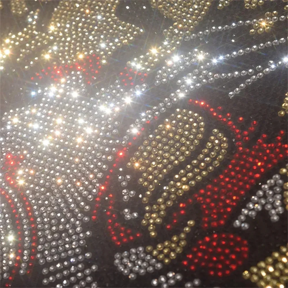 Exquisite tiger shiny fashion large cloth paste hot diamond Sequin DIY clothes T-shirt decorative patch clothing accessories